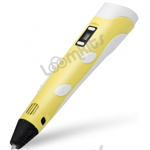 3D ручка, желтая